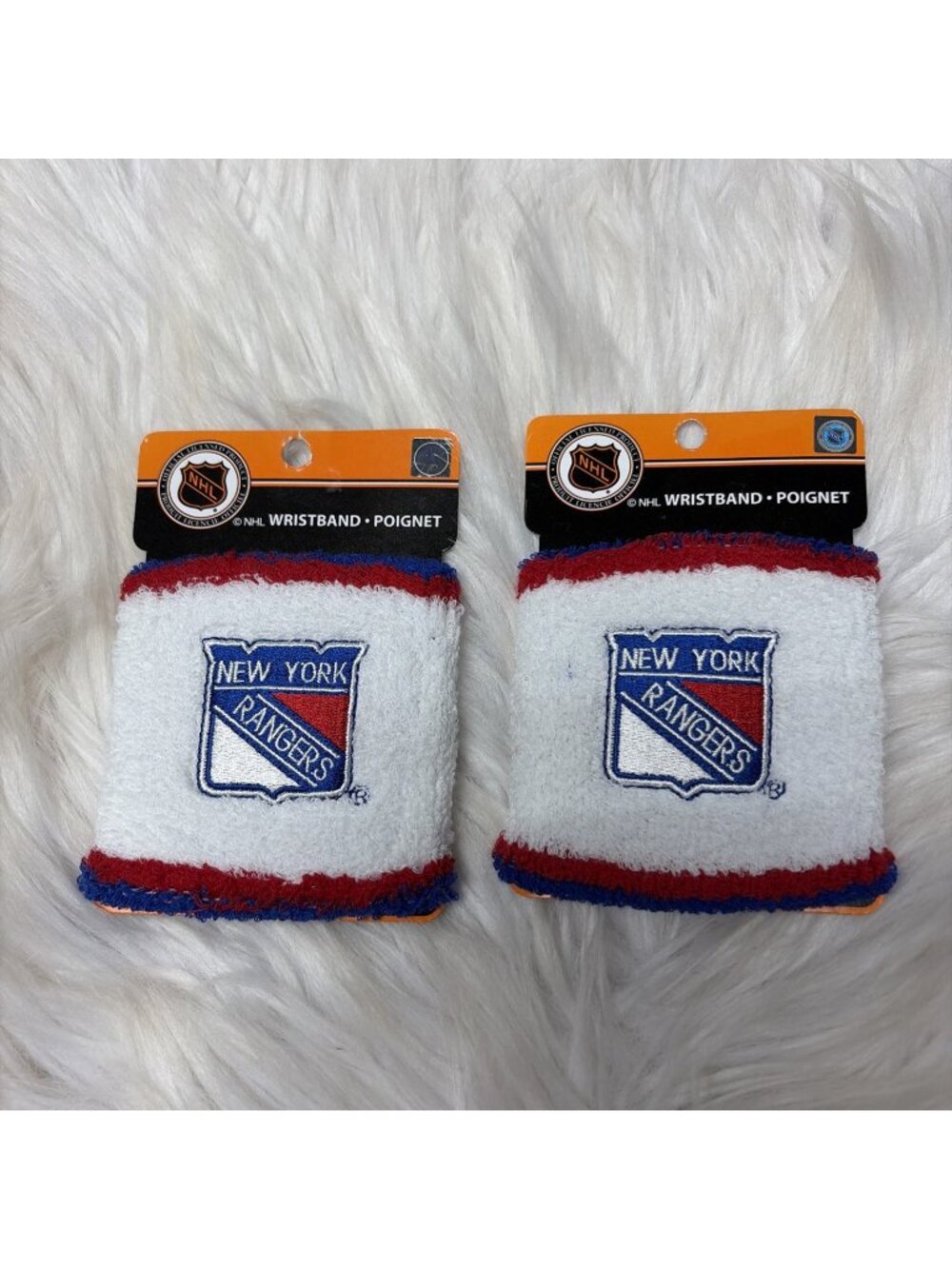 NHL New York Rangers Wristband - One Size Set Of 2